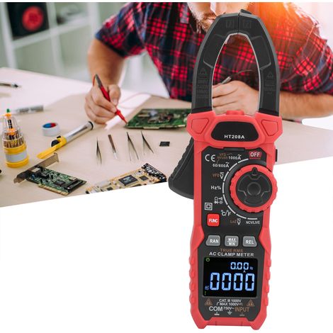 Pince ampèremétrique numérique HT208A Maiyilong 6000 (AC/DC) (1/5)