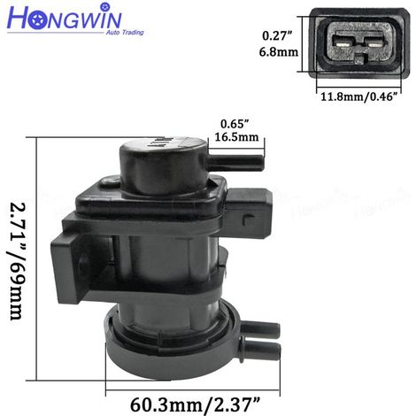 Convient pour le convertisseur de pression de l'électrovanne turbo Opel 90502860 (1/5)