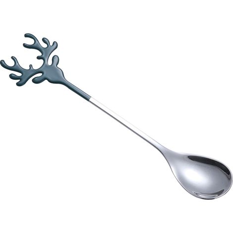 Cuillère À Café - En Acier Inoxydable - Décoration De Noël - Pour Cocktails Et Thé - 14 cm - 1 Pièce