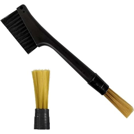 Brosses de Nettoyage pour Machine à Expresso - Double Extrémité - Compatible Moulin à Café et Pièces Détachées - Nylon Résistant - Barista et Entretien Maison (1/5)