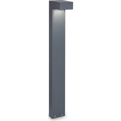 Ideal Lux Sirio - 2 leichte Außen Poller Anthrazit IP44, G9