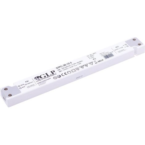 GLP GTPC-30-12-S LED Netzteil extrem flach für Möbeleinbau 30W 12V 2.5A IP20 Schaltnetzteil CV (1/4)