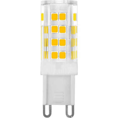 Bombillas LED G9, luz blanca cálida 3000k, 5W, equivalente a bombillas halógenas de 40W, 420 lúmenes, no regulables, paquete de 5. (1/5)
