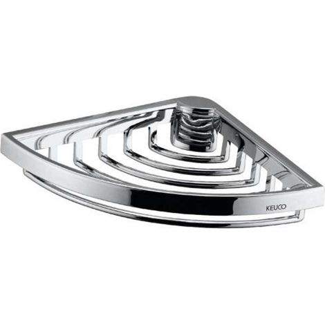 KEUCO tablette de douche d'angle, amovible, chromée, 24943010000 (1/5)