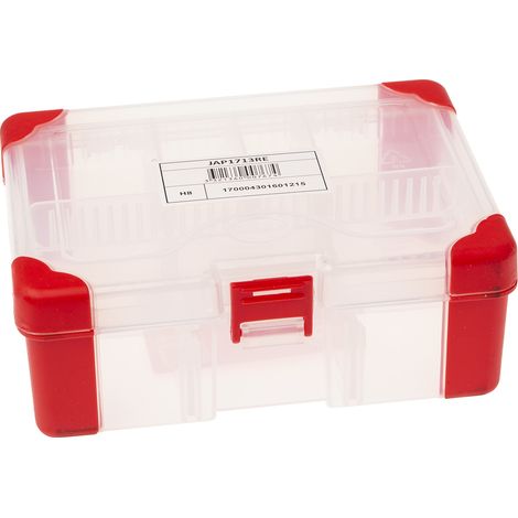 Boite compartimentée RS PRO, Plastique, 60mm x 170mm x 130mm ( Prix pour 1 ) (1/3)
