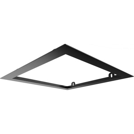 Pre-Cadre 35X35Cm Tete Douche Encastré Au Plafond Titane Carré - GME (1/2)