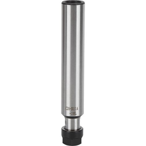 Porte-pinces ER11A-100L en acier allié chrome-molybdène, tige de prolongation droite (1/5)