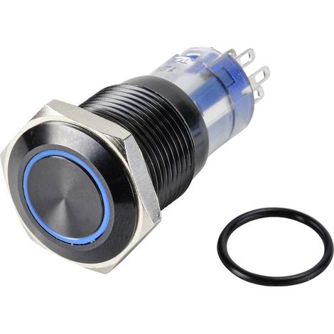 TRU COMPONENTS LAS2GQF-11ZE/B/12V/A/P PULSANTE 250 V 3 A 1 X OFF/ON IP65 PERMANENTE 1 PZ. (1/2)