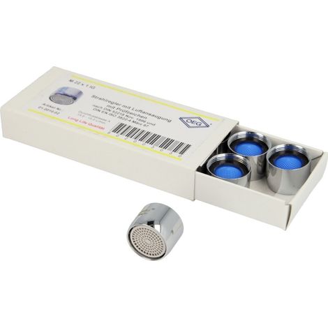 Mousseur turbolateur Premium avec aspiration d'air M22 x 1 FF