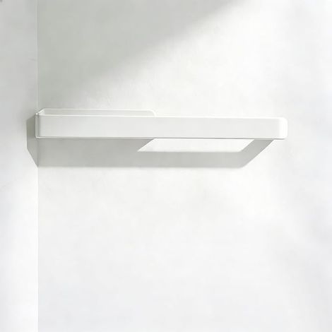 Porte Serviette Mural 37 cm, à Un Bras Support Serviettes, Minimaliste Blanc Barre Serviette Salle de Bain, Gain de Place Barres Porte Serviettes, Maison, Hôtel, Salle de Sport (1/5)