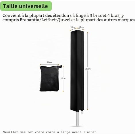 Outdoor Umbrella Drying Rack Cover (180 x 18 x 18 cm) (1/3)