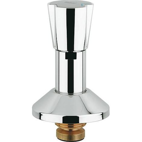 Tete Grohe 11515 1", pour robinetterie encastrée, croisillon bleu/rouge, chromé