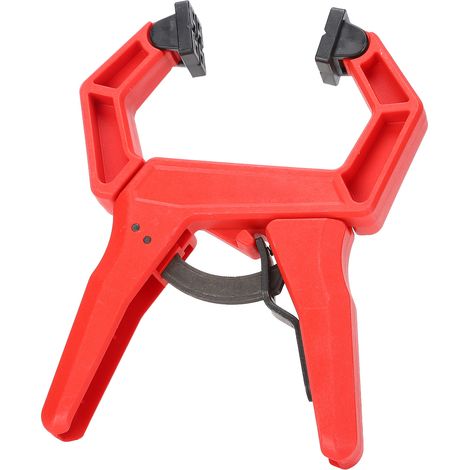 Pince à ressort à cliquet à libération rapide, serre-joint en C en plastique technique avec poignée, gabarit de menuiserie, lot de 2 (1/5)