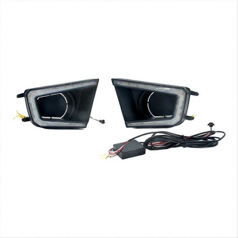 LED-Tagfahrlicht (DRL) für Autos, dynamische sequentielle Blinker, Tagfahrlicht, weiße Glühbirnen, Doppelset, wasserdicht, kompatibel mit modernen Fahrzeugen (1/5)