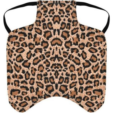 -2 vêtements de poule (imprimé léopard), veste de protection des plumes de volaille, protection des plumes doublement laminée, veste imprimée de poule (1/5)