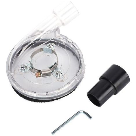 Housse anti-poussière pour meuleuse d'angle, kit accessoire avec disque à lamelles 4 pouces