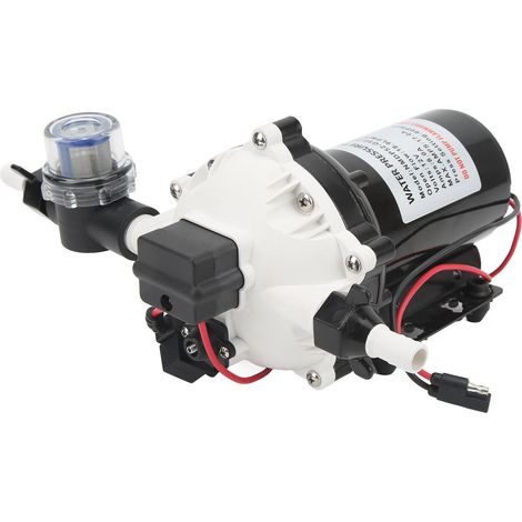 Pompe à diaphragme auto-amorçante 12V DC, débit 18,9 L/min (5 GPM), avec fusible 15A, pour camping-car, bateau et yacht. (1/5)