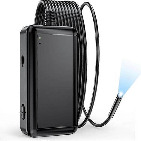 5,5-mm-Funkendoskopkamera, 1920p-HD-WLAN-Inspektionskamera, IP67 wasserdichtes Endoskop, Schlangenkamera mit 6 LEDs für iPhone, iOS, Smartphone (1/5)