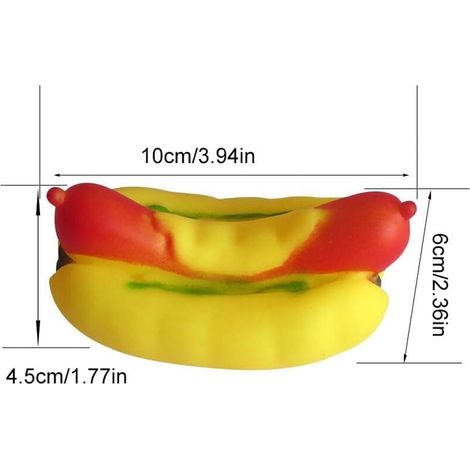 Fun Squeaky Dog Chew Toy Built in Squeaker Easily Catches Your Pet's Attention