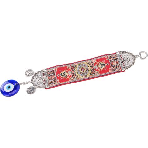 Nazar-Anhänger mit bösem Blick – Glücksbringer, exquisite und langlebige Verarbeitung, Schutzsymbol für Auto, Zuhause oder als Geschenk. Rot, rund. (1/5)