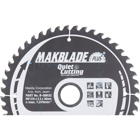 Kreissägeblatt Makita makblade plus 216 mm 48 Zähne (1/3)