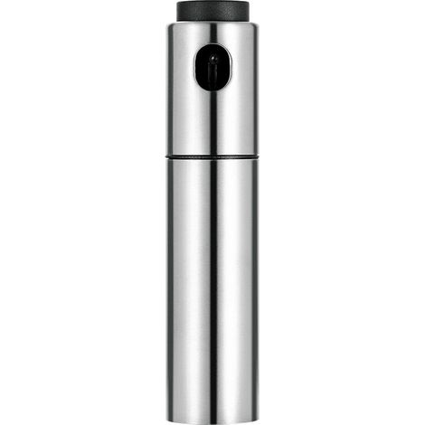 Olive Oil Sprayer, Stainless Steel Oil Dispenser, Refillable Oil Bottle, Food Cooking Sprayer for BBQ, Salad, Frying, Roasting, 100ml
