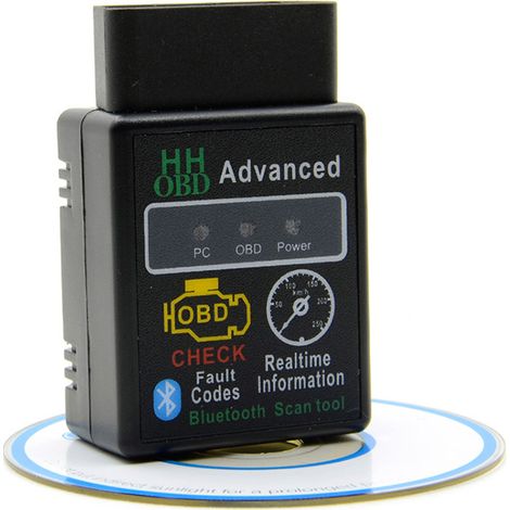 Rilevamento automatico dello scanner diagnostico per auto Bluetooth OBD2 V02H2-1. (1/4)