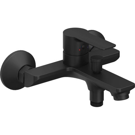 Ravak Solar - Grifo de bañera, negro X070491