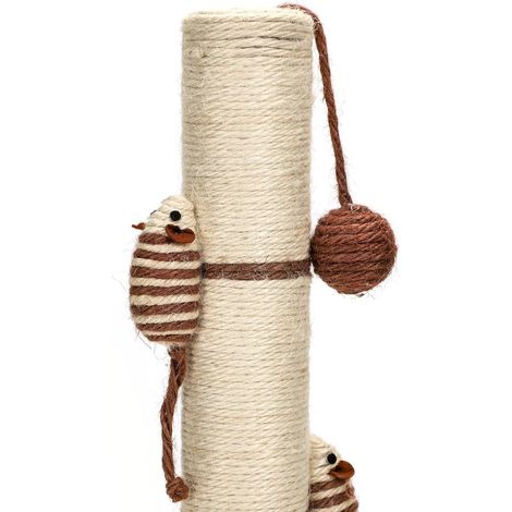 Arbre à Chat avec Base Ronde, Structure Stable, Plusieurs Niveaux et griffoirs idéal pour Le Divertissement et Le Repos félin. (1/5)
