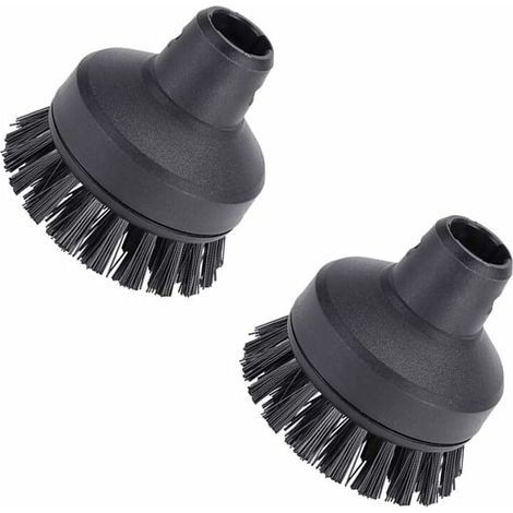 ALLIANDIS Petite brosse ronde pour nettoyeur vapeur Kärcher SC1 SC2 SC3 SC4 SC5 SC6 SC7 (2 Big Round Brush) (1/5)