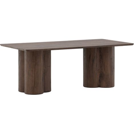 Table Basse Design "Olivia" 120cm Marron (1/5)