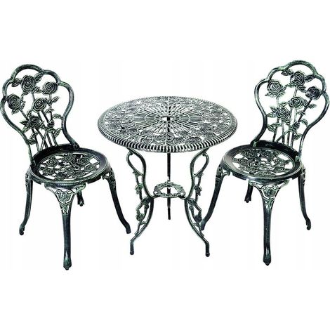 Set di mobili da giardino: tavolo + 2 sedie (1/5)
