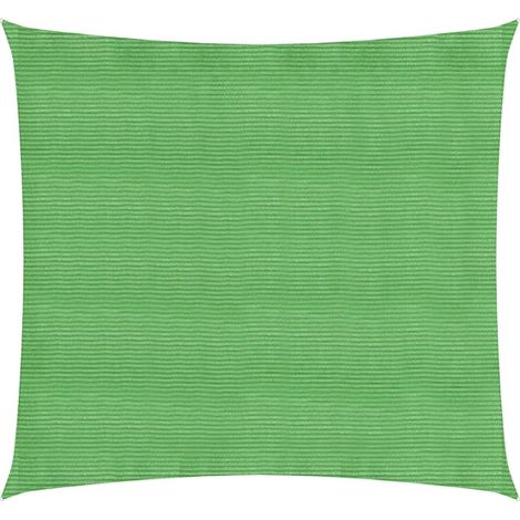 Vela ombreggiante 160 g/m² verde chiaro 4,5 x 4,5 m HDPE 020009385