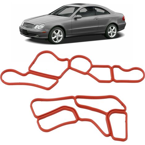 2721840280 2721840380 Joint de carter de filtre à huile + joint de boîte de distribution (vendus par paire) Convient pour Mercedes-Benz (1/5)