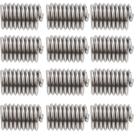 Packung mit 50 Gewindeeinsätzen aus Stahl, Schraubenreparaturbuchsen, Gewindeschutz, US-Einheiten 4-402.5D (1/5)