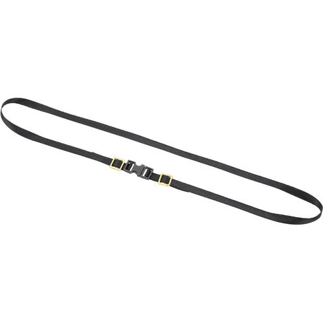 Sangles d'arrimage robustes à longueur réglable pour barres de toit de voitures RC à l'échelle 1/10 (noires)