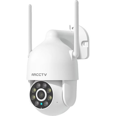 Telecamera di sicurezza, risoluzione 2304 x 1296P, impermeabile, angolo di visione di 85°, audio bidirezionale, tracciamento intelligente. (1/5)