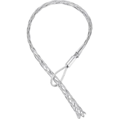 30-40mm OD Cable Socks Pull Grip 1.2M Hand Draw Net Wire Galvanized Steel Wire Pulling Tools (1/4)