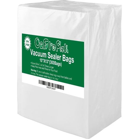 300 Sacs 25x33cm Sacs Machine Sous Vide Alimentaire,sans BPA et LFGB Sac de Congelation Sous Vide,Compatible Avec n'importe Quelle Scelleuse Sous Vide (1/5)