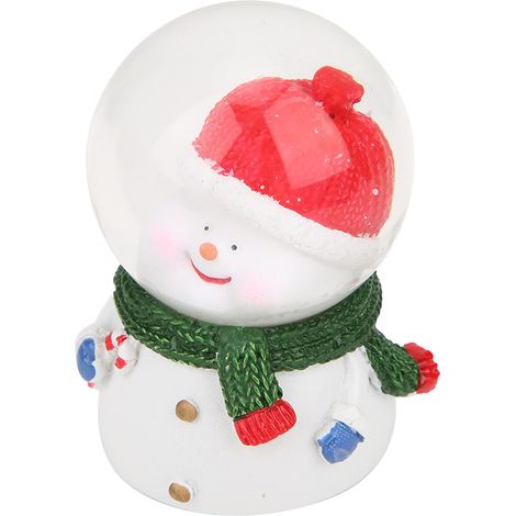 Boule de Noël lumineuse LED en forme de bonhomme de neige, adorable décoration de bureau à offrir (1/5)