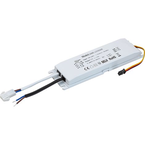 XMP-12V036W: Alimentatore LED 12VDC/3A + relè integrato