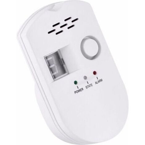 Plug-in home alarm for liquefied petroleum gas/natural gas/methane/propane/butane, with digital display. (1/4)