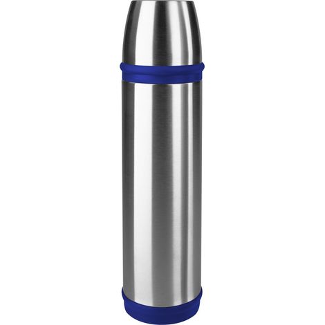 Emsa 502473 Captain Bottiglia Termica con Chiusura a Vite, Acciaio, Blu, 0.1x0.1x0.1 cm (1/4)
