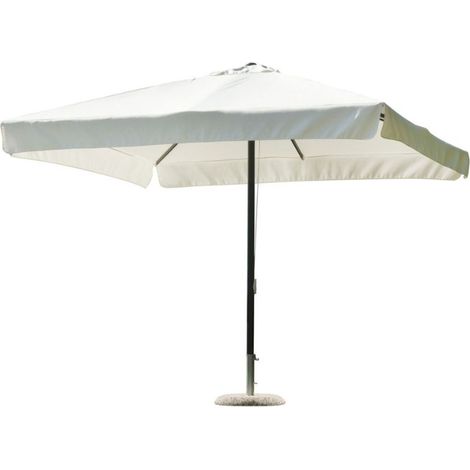 Ombrellone da giardino 3x3 mt antracite con palo centrale  Con base