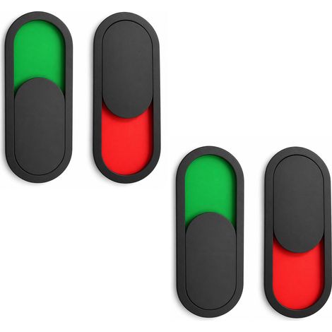 4 Pièces Panneau de Enseigne Coulissante, Ne Pas Deranger Porte, curseurs autocollants avec, Indicateur De Confidentialité Rouge Vert Pour Porte Bureau WC Salle, Panneau Coulissant Sans Perçage (1/5)