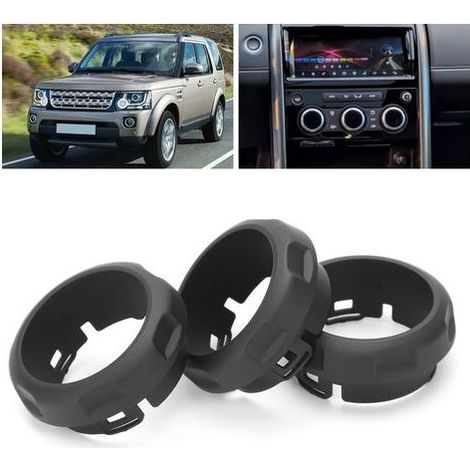3 pièces, Boutons de climatisation, Anneaux de remplacement pour Land Rover Discovery 4 et Sport, Covers pour boutons (1/5)