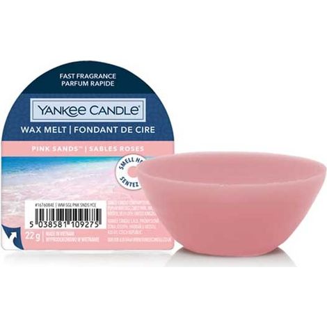 Bougie Yankee Candle Pink Sands, cire 22 g