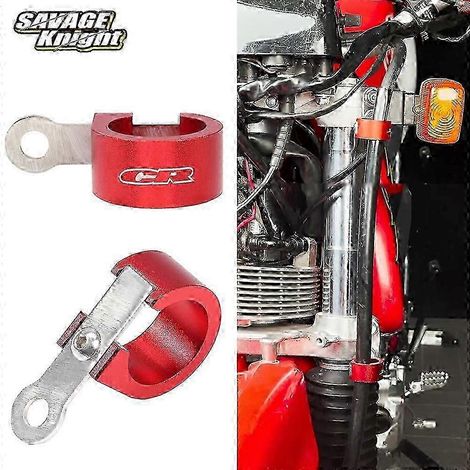 Support de collier de serrage pour durite de frein avant Honda CR 80R, 85R, 125R, CR 250R et 500R (pour CR 80R 1998-2007) (1/5)