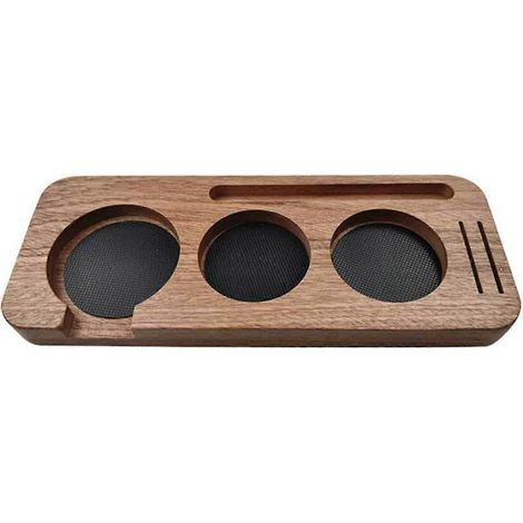 51 mm Kaffeestampferhalter aus Holz, Kaffeefilterhalter, C (1/5)