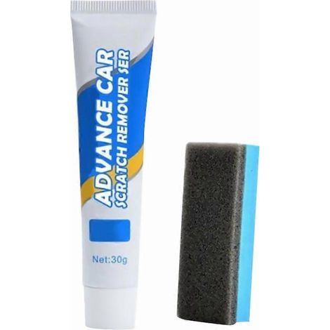 kit/2 pièces de pâte à polir pour rayures de voiture, outil d'entretien de la peinture-10X3cm (1/4)